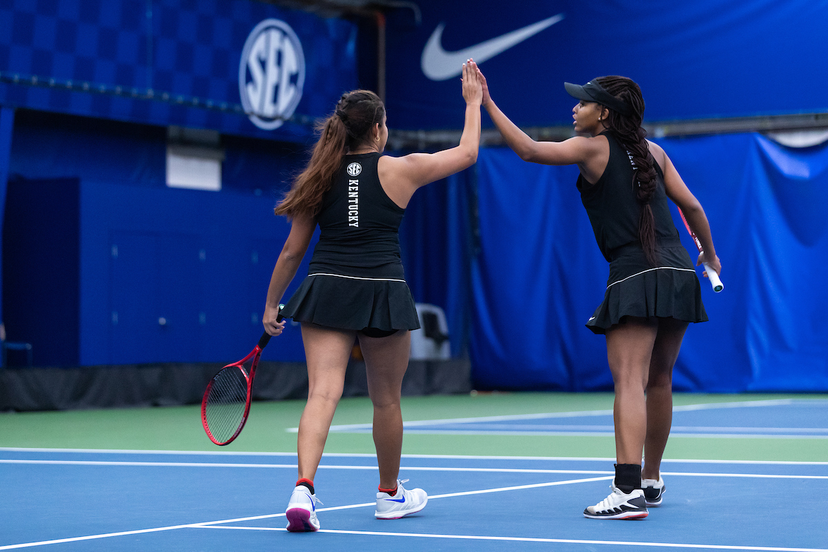 Lesedi Jacobs. Salsa Aher.

Kentucky beats ETSU 7-0

Photo by Grant Lee | UK Athletics
