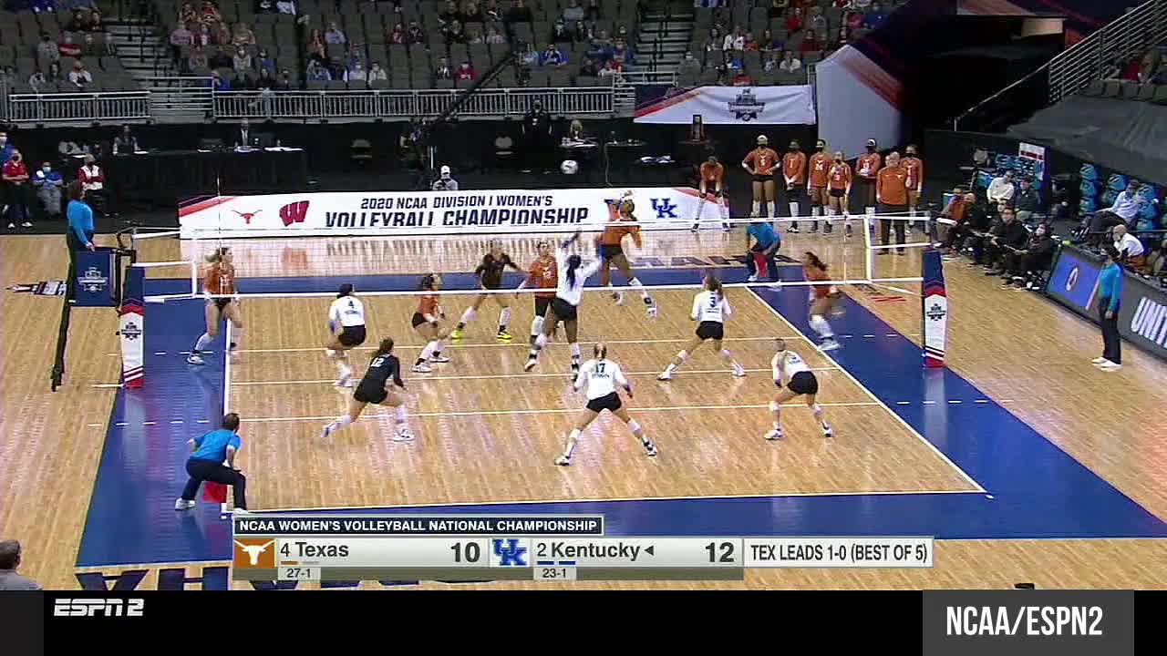 VB: Kentucky 3, Texas 1 - National Championship