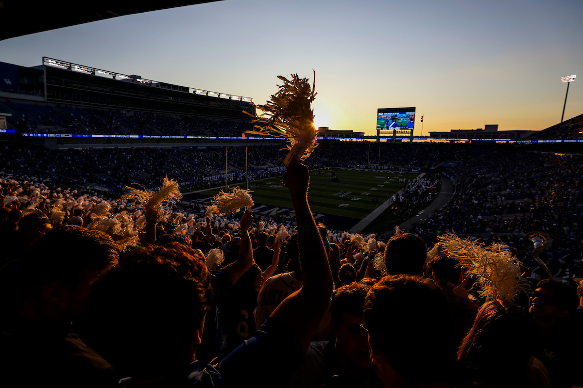 Kroger Field. Fans.

UK beat EMU 38-17.

Photo by Chet White | UK Athletics