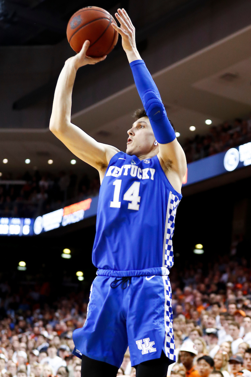 Tyler Herro. 

Kentucky beat Auburn 82-80 at Auburn Arena in Auburn, AL., on Saturday, January 19, 2019.

Photo by Chet White | UK Athletics