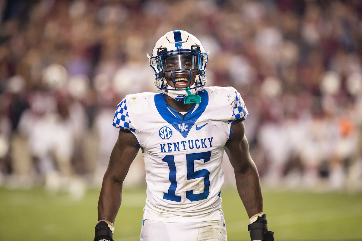 Jordan WrightKentucky beats South Carolina, 16-10.Photo by Jacob Noger UK Athletics