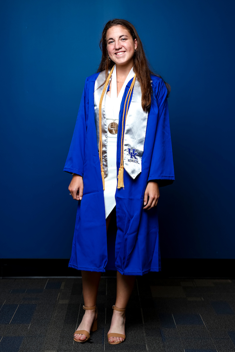 Sarah Michels.

May 2022 CATS graduation.

Photo by Eddie Justice | UK Athletics