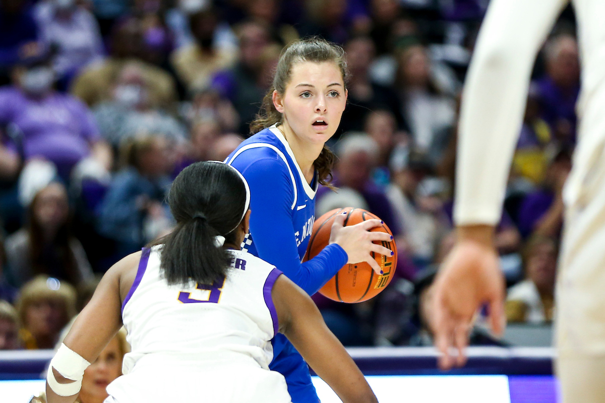Emma King.

Kentucky loses to LSU 78-69.

Photo by Grace Bradley | UK Athletics