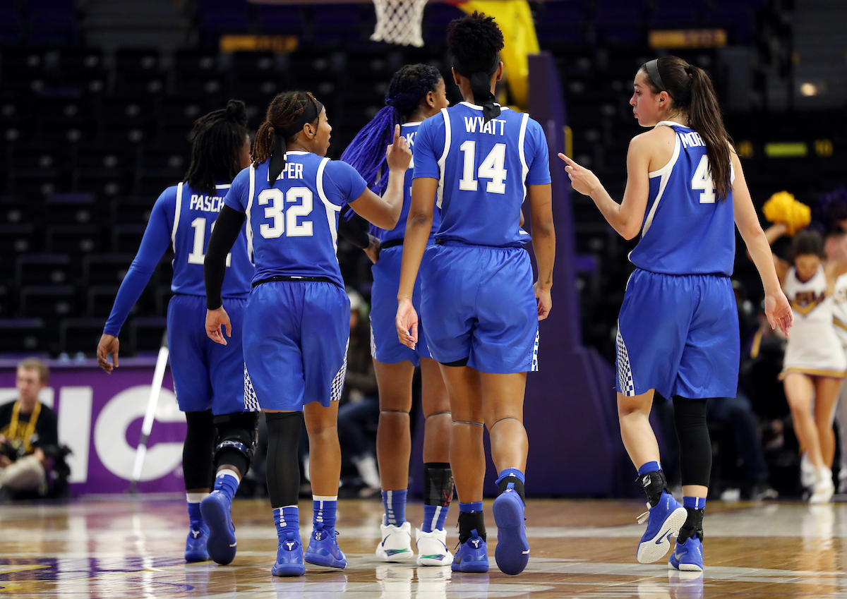 Team

Kentucky Women's Basketball beat LSU 64-60. 

Photo by Britney Howard  | UK Athletics