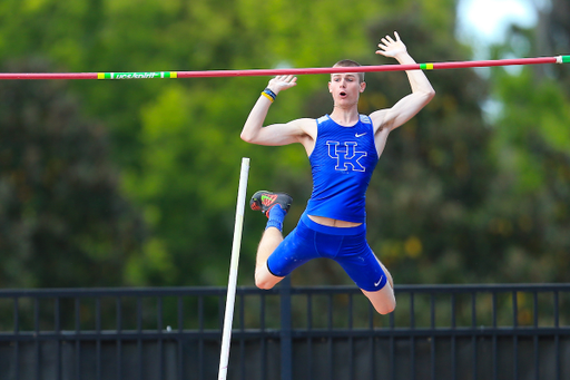 during the Pepsi Florida Relays at James G. Pressly Stadium on Saturday, March 30, 2019 in Gainesville, Fla. (Photo by Matt Stamey)