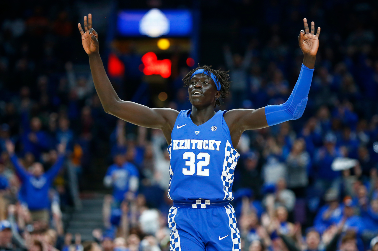 Wenyen Gabriel.

The University of Kentucky men's basketball team beat Tennessee 77-72 to claim the 2018 SEC Men's Basketball Tournament championship at Scottrade Center in St. Louis, Mo., on Sunday, March 11, 2018.

Photo by Chet White | UK Athletics