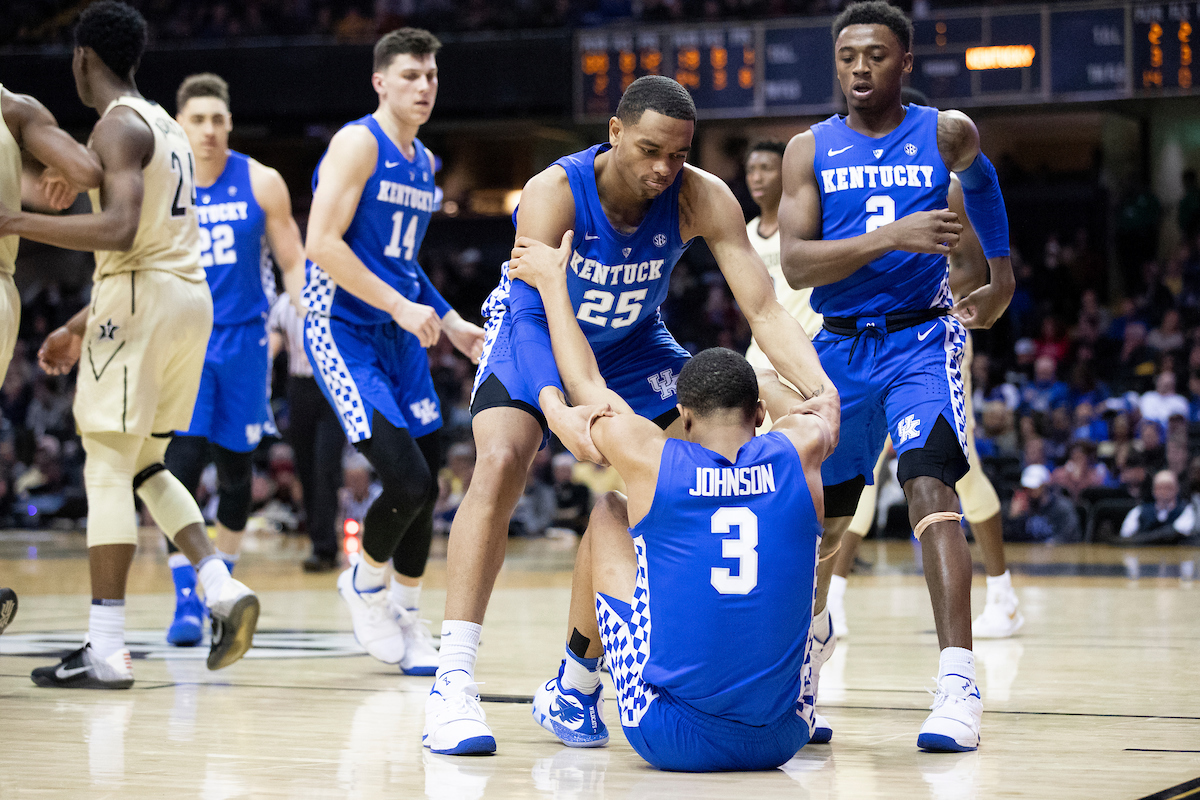 PJ Washington. Keldon Johnson.

Kentucky beat Vanderbilt 87-52 on Tuesday, January 29, 2019, at Memorial Gym in Nashville, TN.

Photo by Chet White| UK Athletics