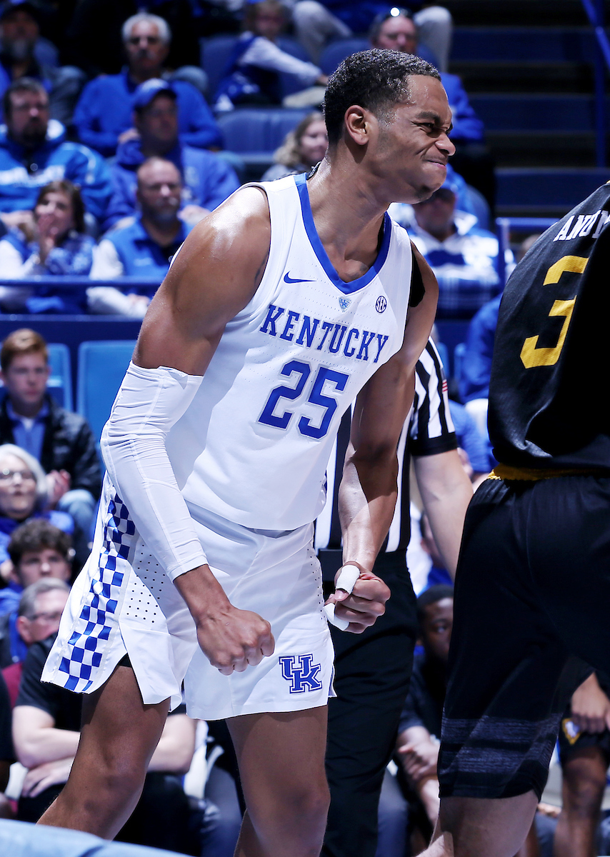 PJ Washington

UK Men's Basketball beat Winthrop University 87-74 on Wednesday, November 21, 2018.

Photo by Britney Howard  | UK Athletics