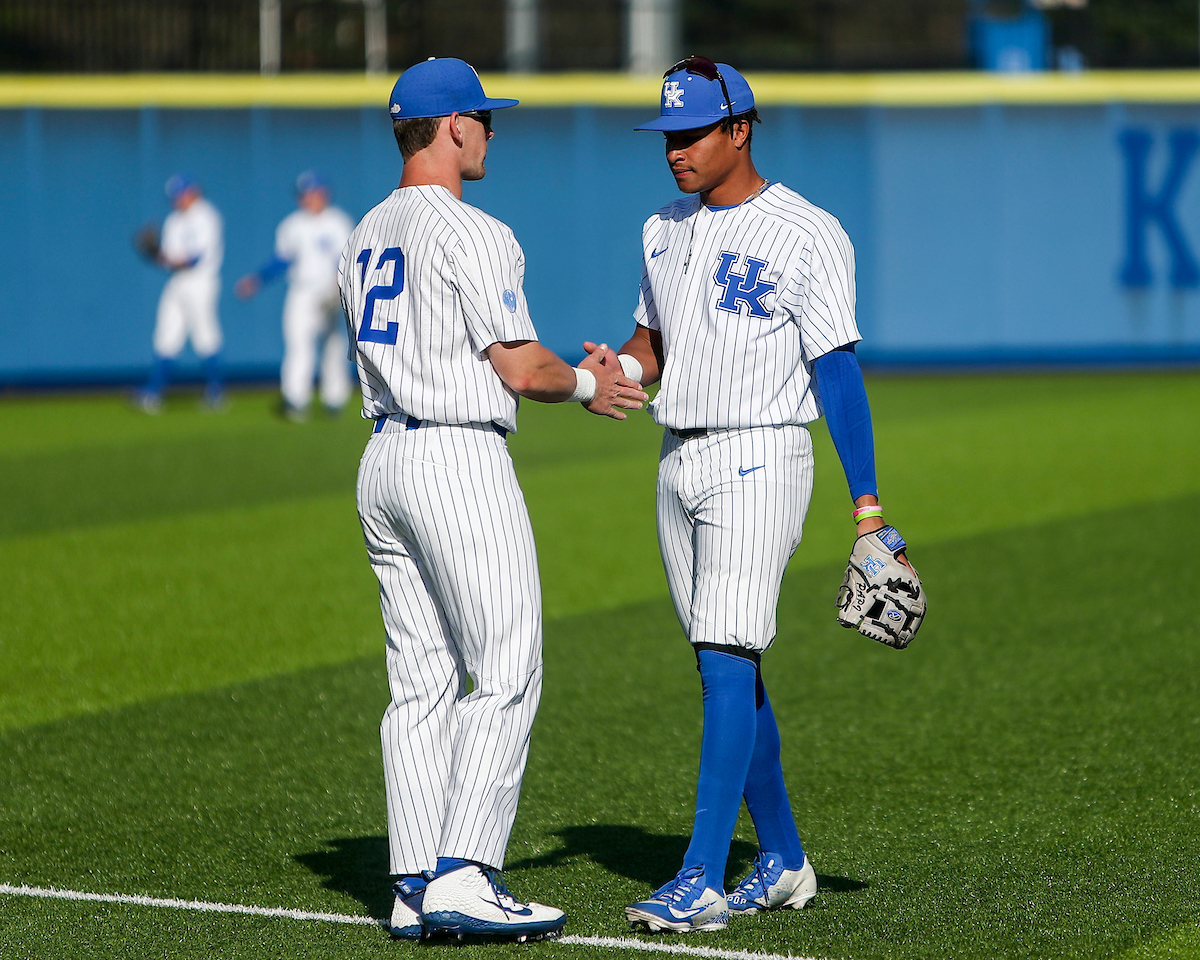Chase Estep. Daniel Harris IV.

Kentucky defeats Dayton 12-1.

Photo by Sarah Caputi | UK Athletics