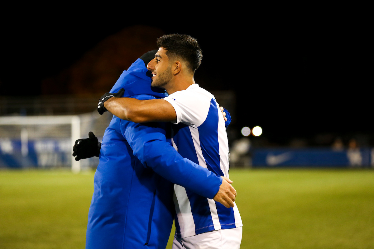 Johan Cedergren, Lucca Rodrigues.

Kentucky MSOC Recognizes 14 Seniors.

Photo by Grace Bradley | UK Athletics