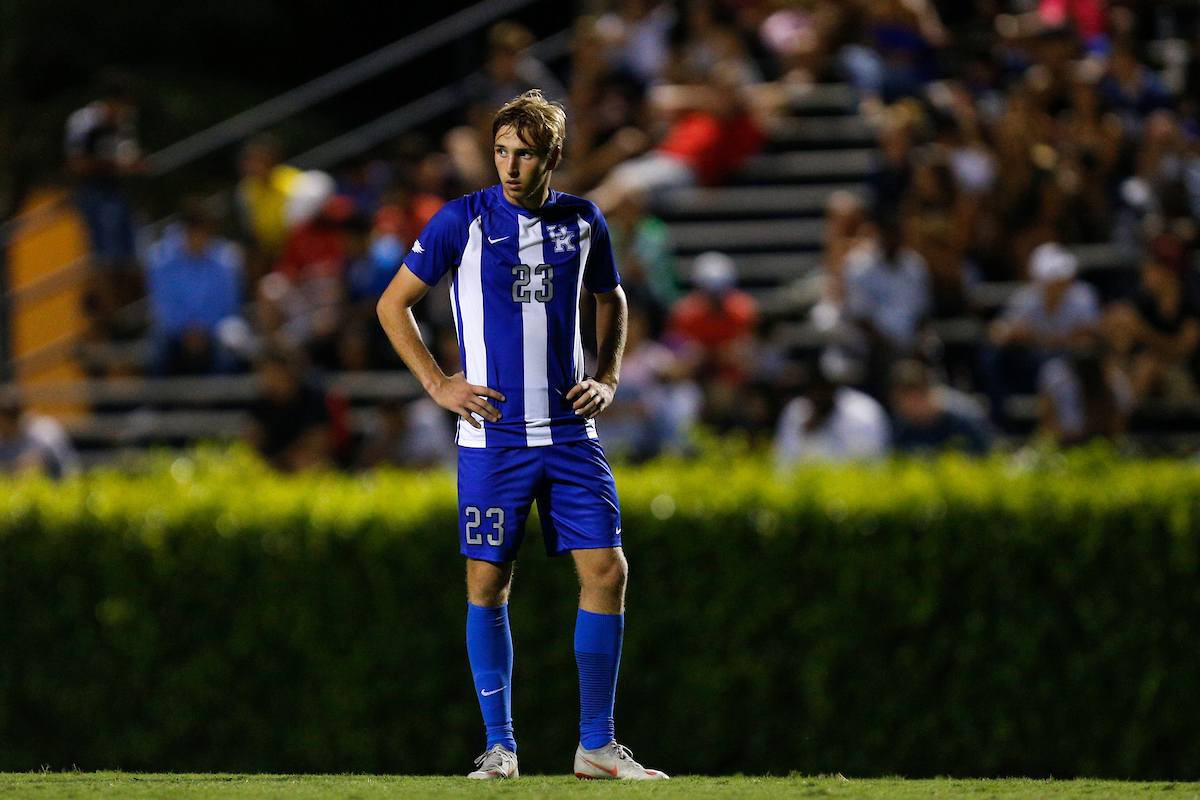 Cole Guindon.

Men's Soccer falls to Florida International 3-2.

Photo by Michael Reaves | UK Athletics