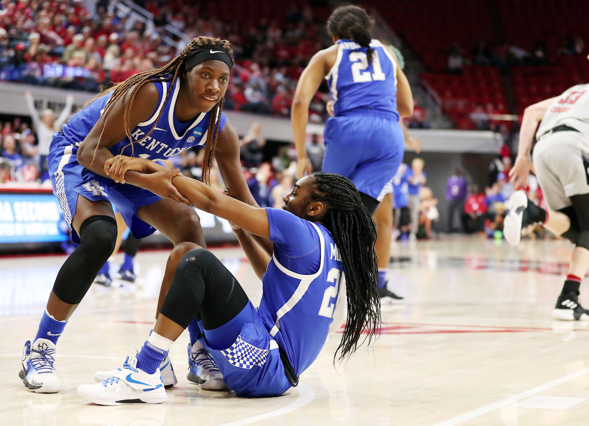 Rhyne Howard

Women's Basketball falls to NC State on Monday, March 25, 2019. 

Photo by Britney Howard | UK Athletics