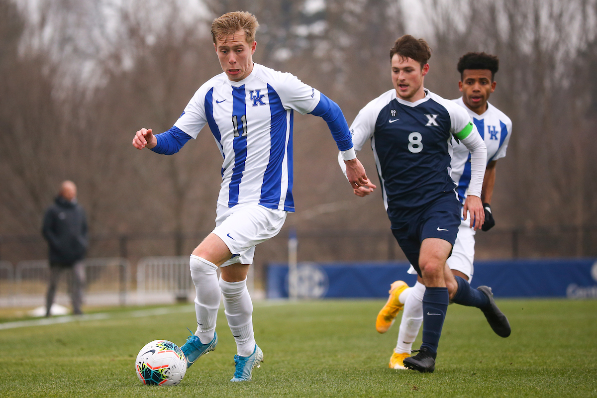 Mason Visconti.

Kentucky beats Xavier 2-1.

Photo by Grace Bradley | UK Athletics