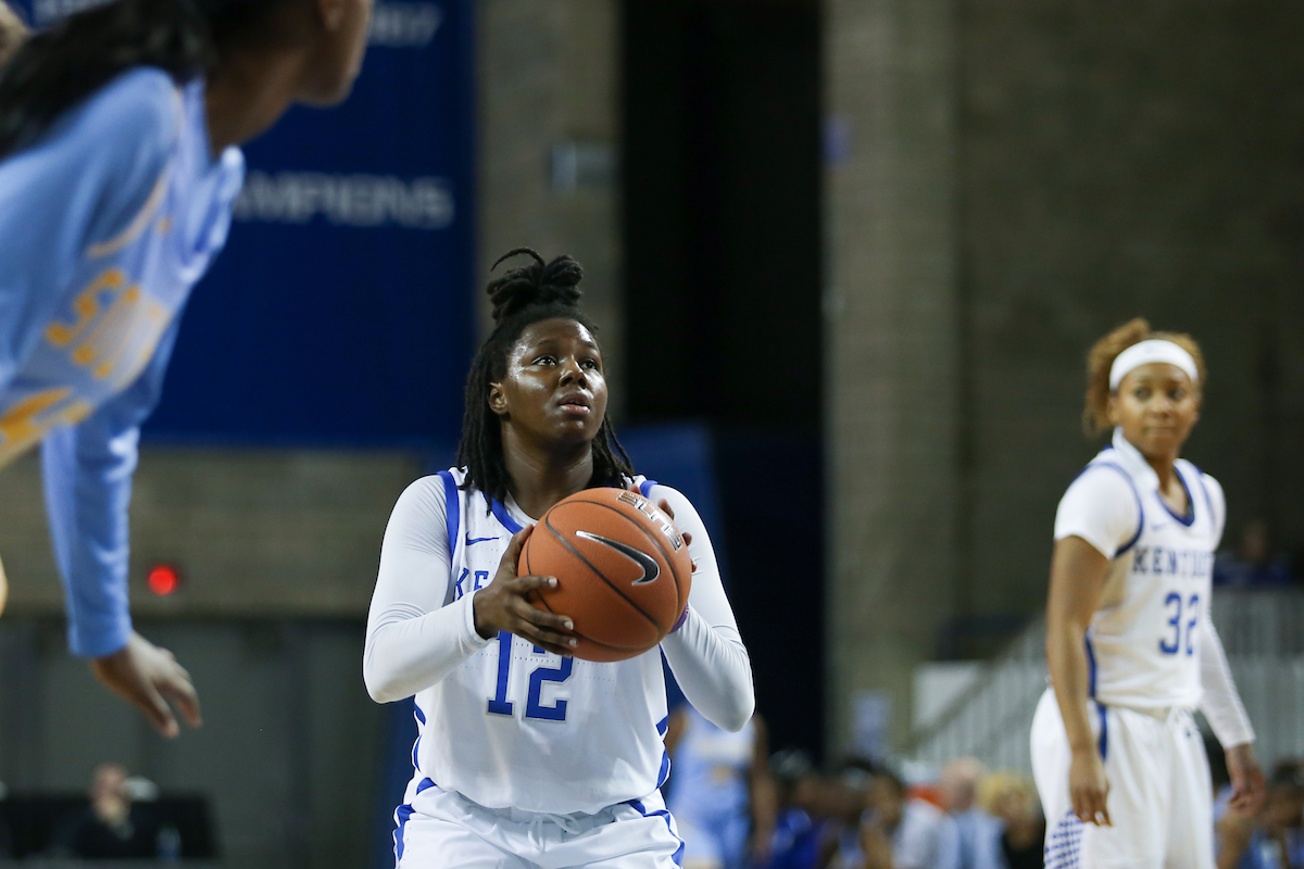 Amanda Paschal.

UK women's basketball beat Southern 91-41.

Photo by Hannah Phillips | UK Athletics