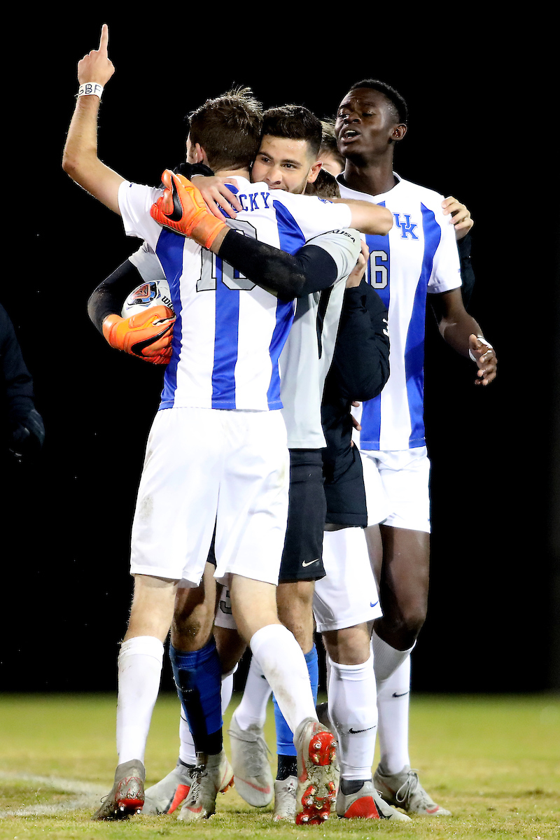 Bailey Rouse. Enrique Facusse.

Men's soccer beats Lipscomb 2-1.

Photo by Quinn Foster | UK Athletics