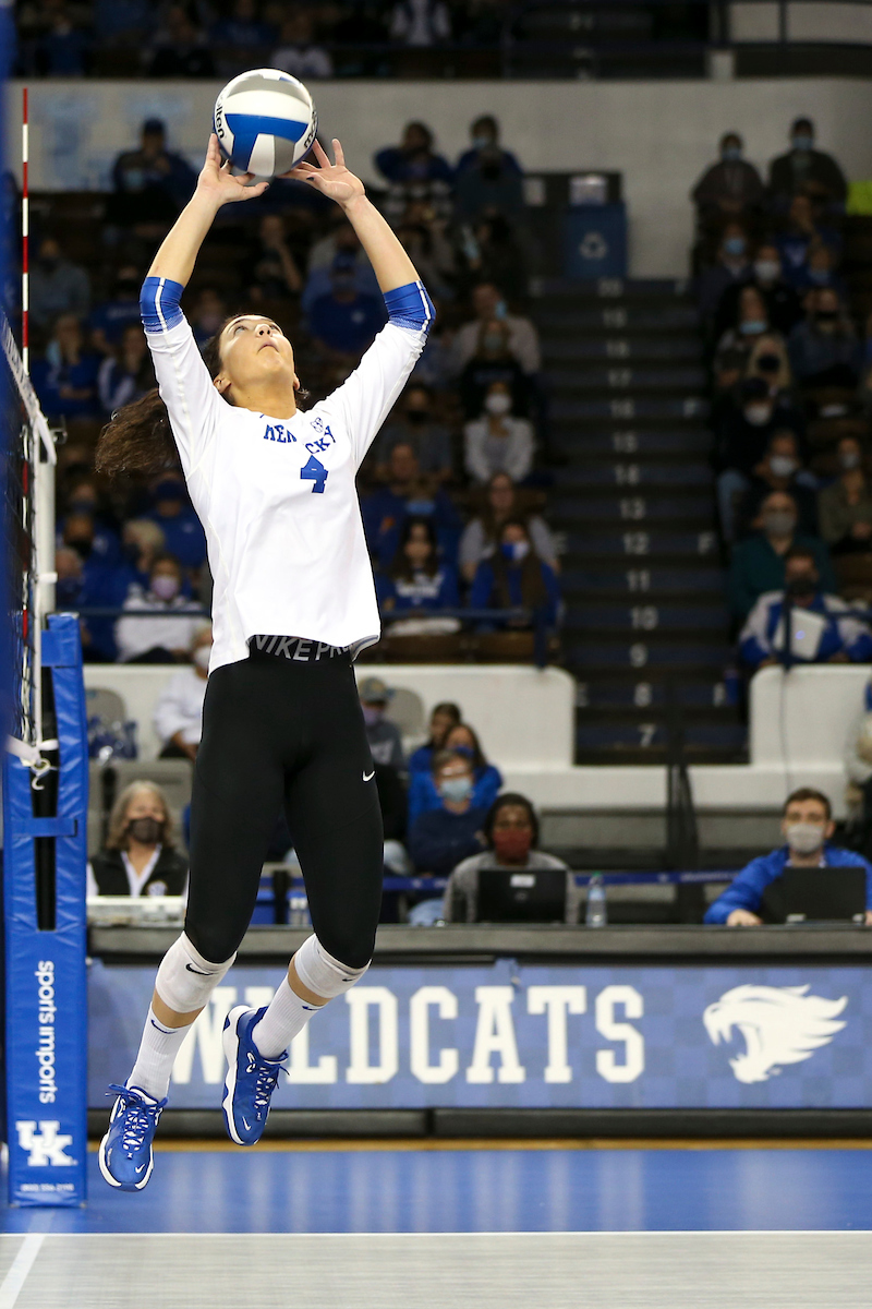Emma Grome.

Kentucky sweeps Texas A&M 3-0.

Photo by Grace Bradley | UK Athletics