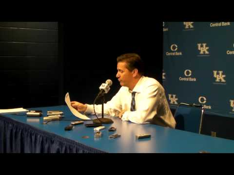 (UKathletics.com) Part 1/2: John Calipari Kentucky-Louisville postgame presser, 010209