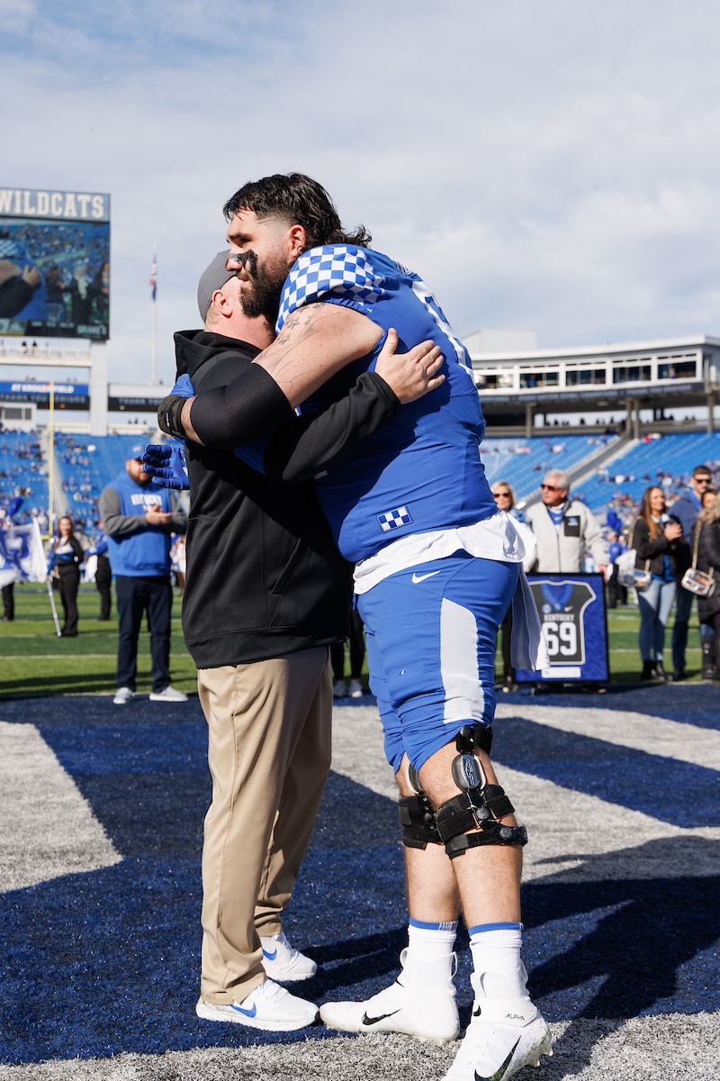 Austin Dotson.

Kentucky beat New Mexico State 56-16.

Photo by Elliott Hess | UK Athletics