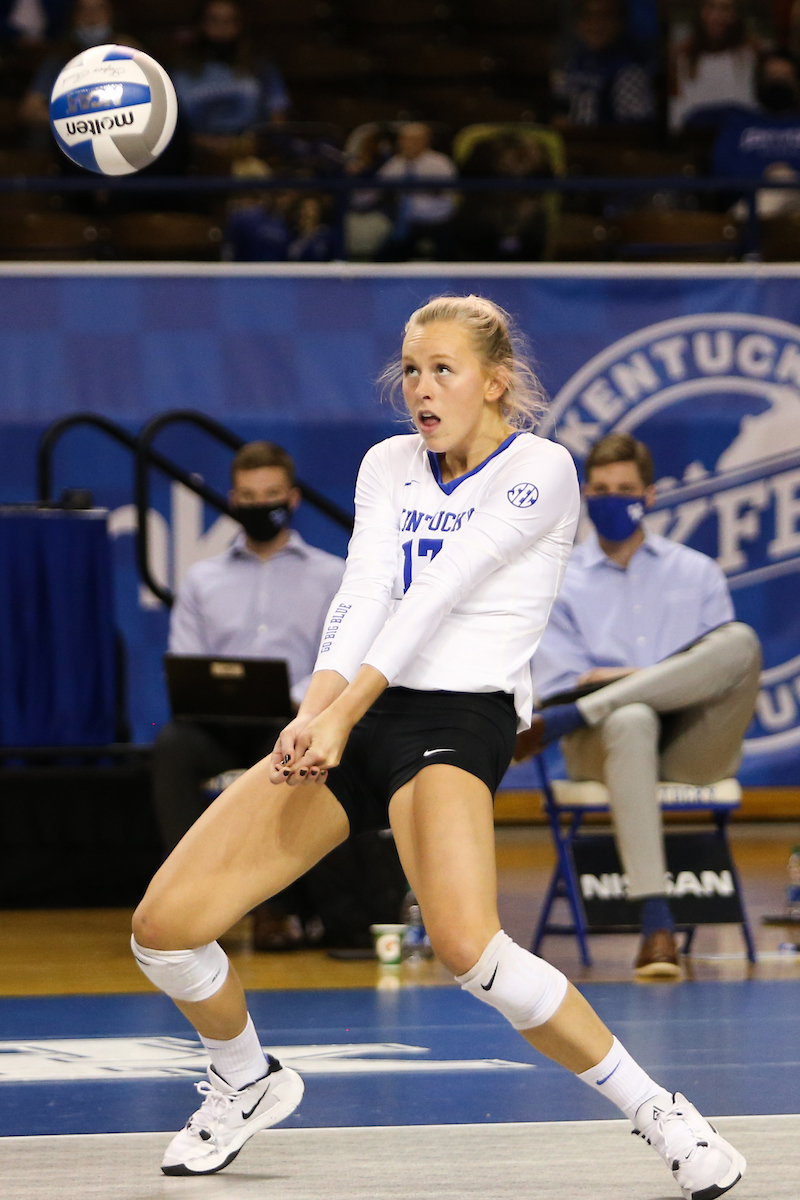 Alli Stumler.

Kentucky sweeps LSU 3-0.

Photo by Hannah Phillips | UK Athletics