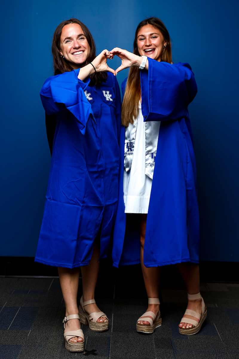 Marissa Bosco. Gretchen Mills.

May 2022 CATS graduation.

Photo by Eddie Justice | UK Athletics