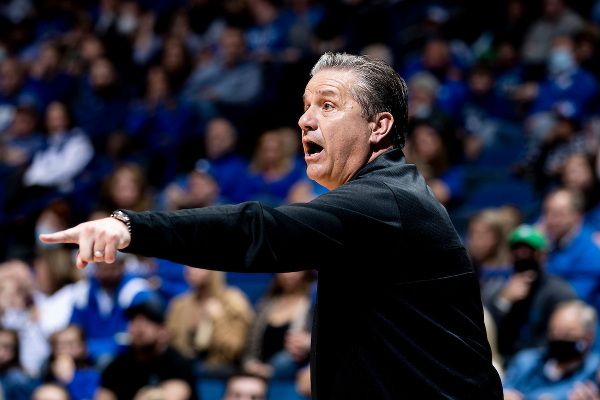 John Calipari.

Kentucky beat Missouri 83-56.

Photos by Chet White | UK Athletics