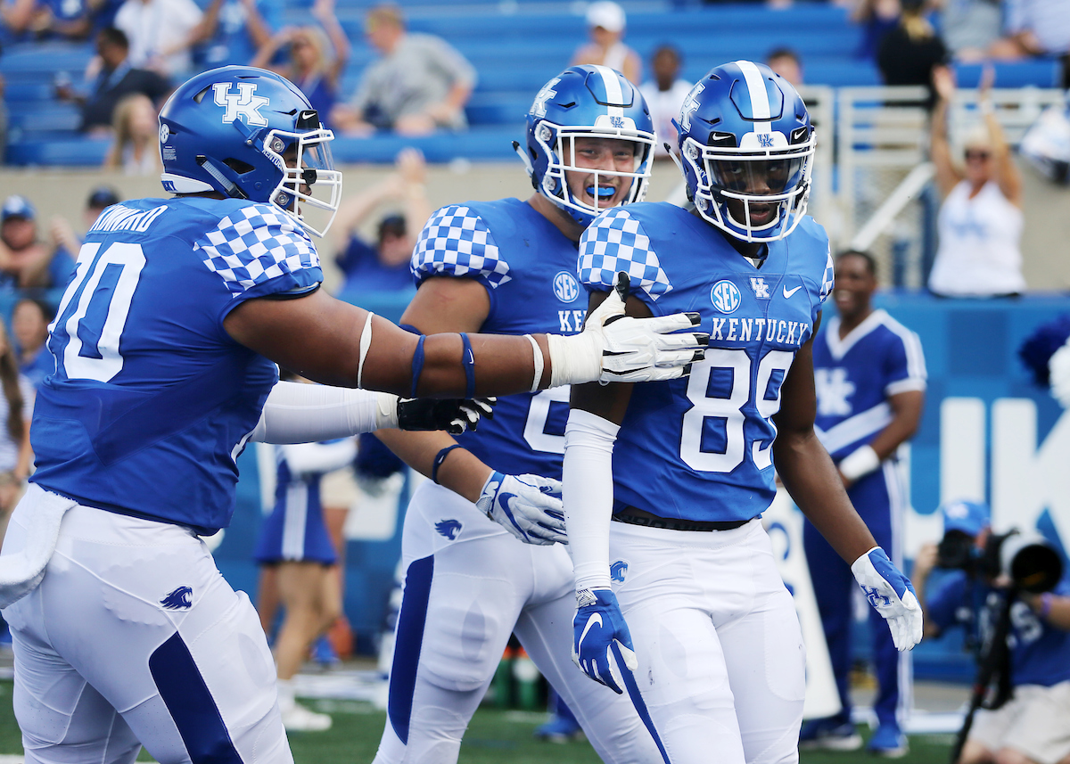ALLEN DAILEY, JR.

UK football beats Murray State 48-10.

Photo by Britney Howard | UK Athletics
