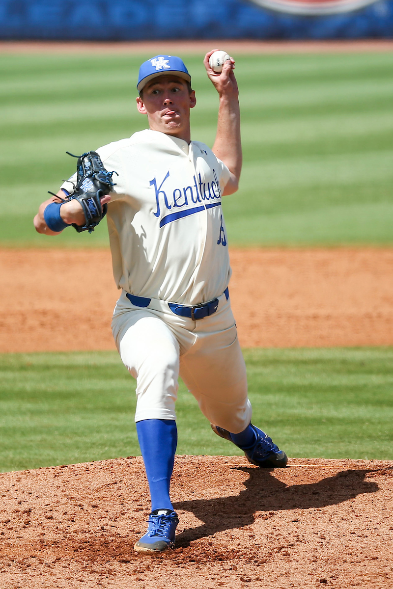 Tyler Bosma.

Kentucky defeats LSU 7-2.

Photo by Sarah Caputi | UK Athletics