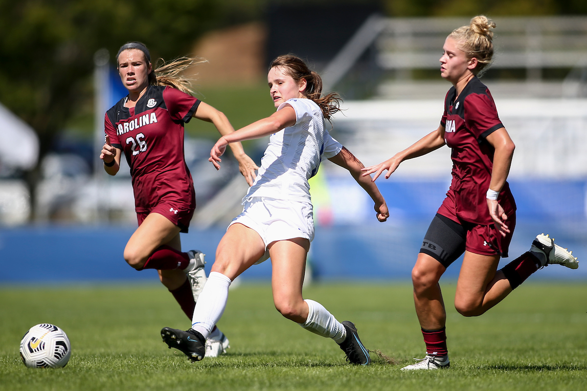 Lilly Huber.

Kentucky falls to South Carolina 2-1.

Photo by Grace Bradley | UK Athletics