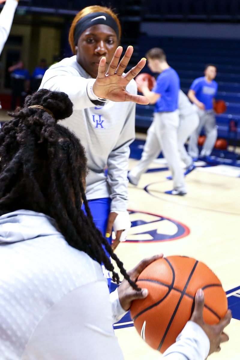 Rhyne Howard. 

Kentucky beat Ole Miss 94-52.

Photo by Eddie Justice | UK Athletics