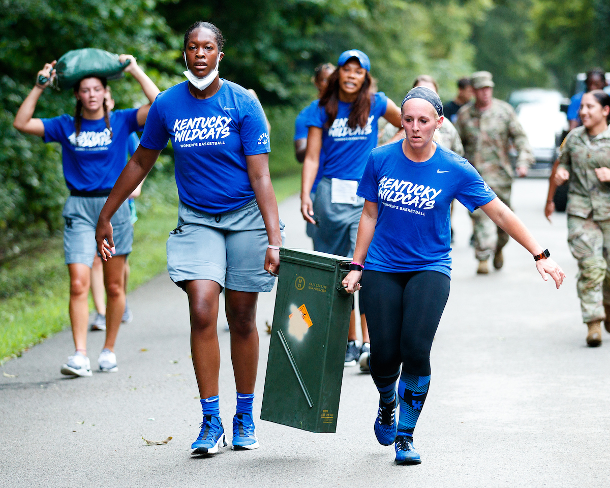 .

Kentucky Women’s Basketball team bonding trip to Fort Campbell.

Photo by Eddie Justice | UK Athletics