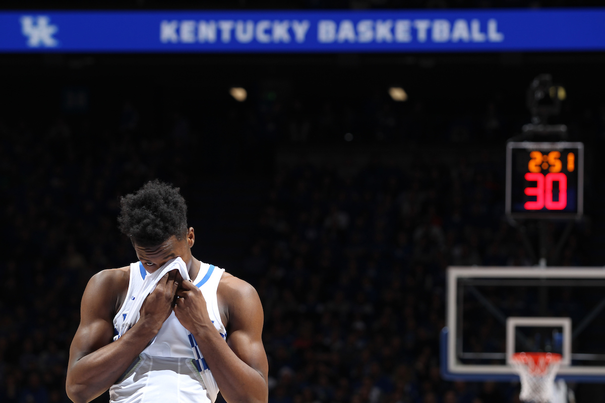 Hamidou Diallo.

The University of Kentucky men's basketball team beat Georgia 66-61 on Sunday, December 31, 2017 at Rupp Arena in Lexington, Ky. 

Photo by Quinn Foster I UK Athletics