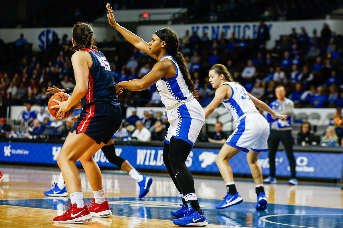 Ogechi Anyagaligbo.

Kentucky beats Samford 79-49.

Photo by Sarah Caputi | UK Athletics