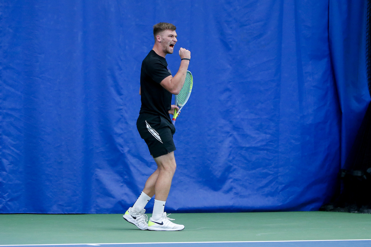 Millen Hurrion.

Kentucky beats Arkansas 7 - 0.

Photo by Sarah Caputi | UK Athletics