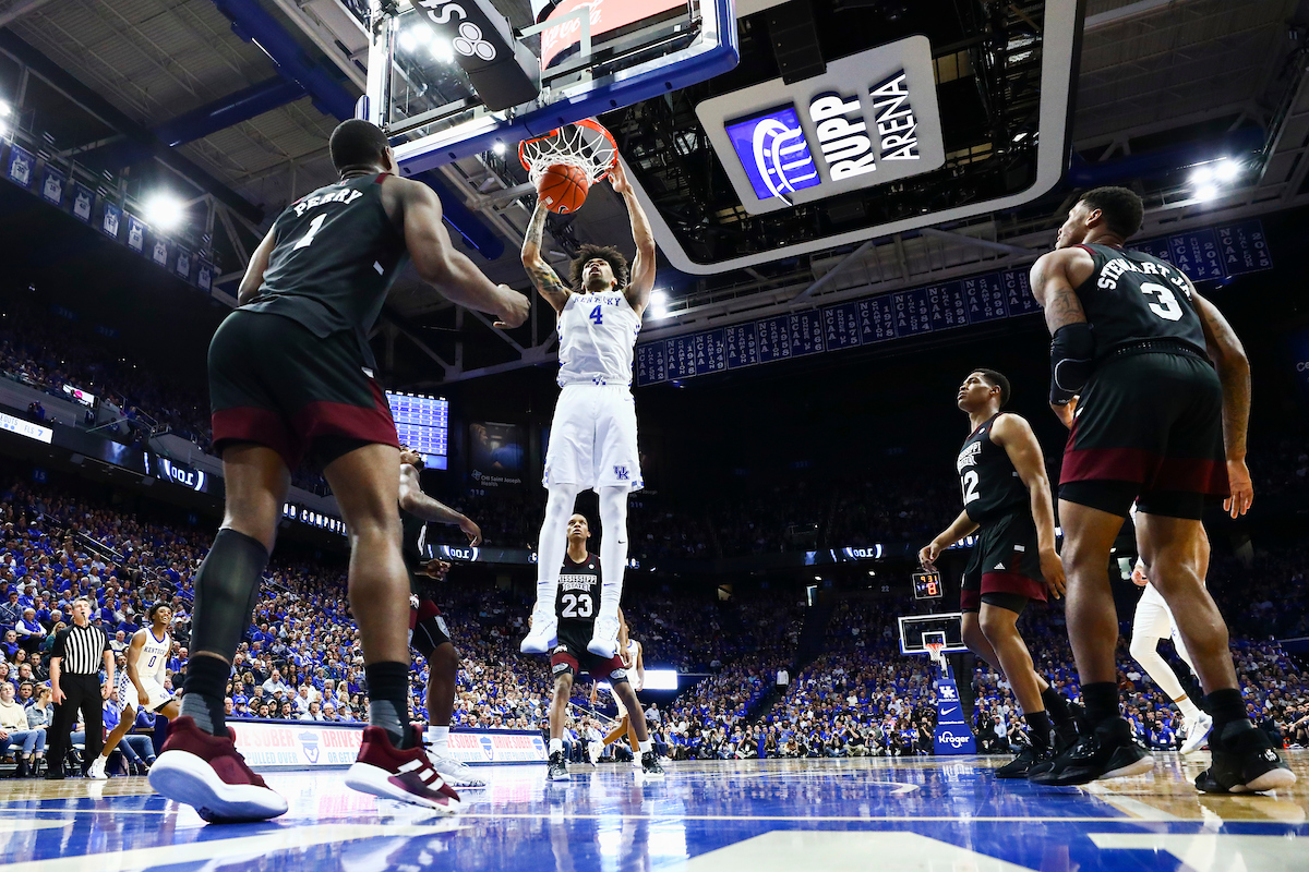 Nick Richards.

Kentucky beat Miss St. 80-72.

Photo by Chet White | UK Athletics