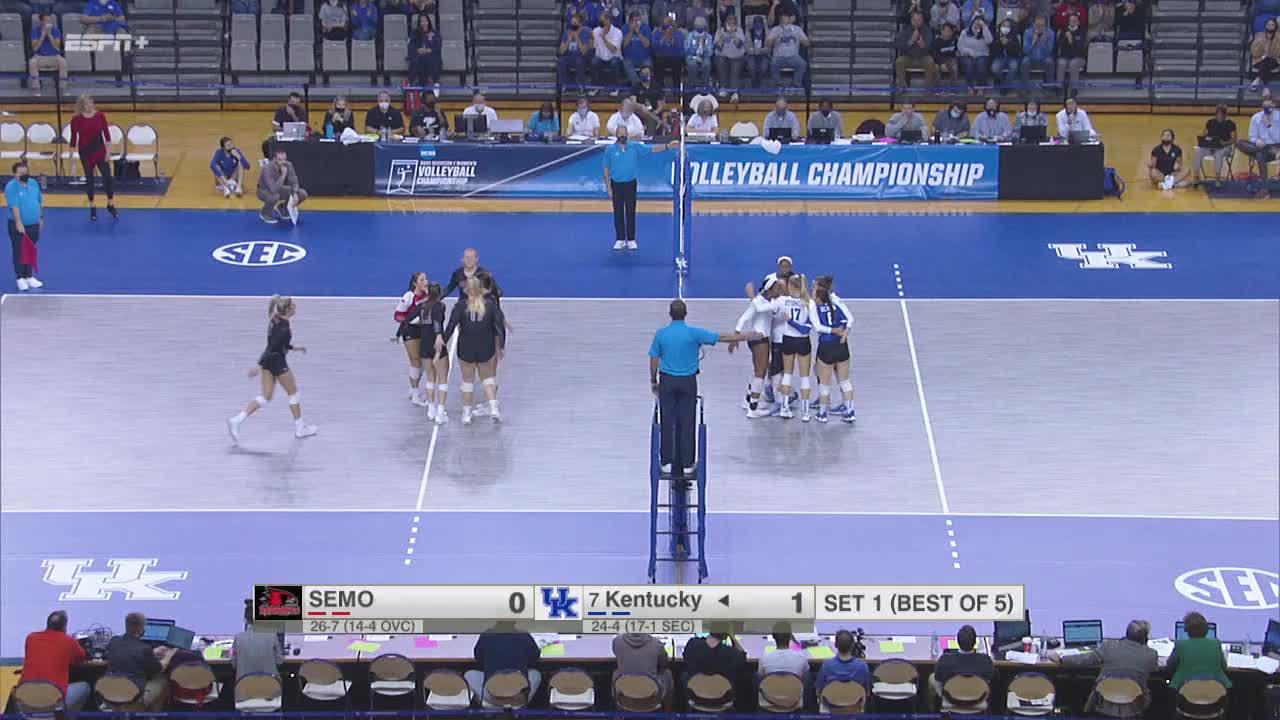 VB: Kentucky 3, SEMO 0