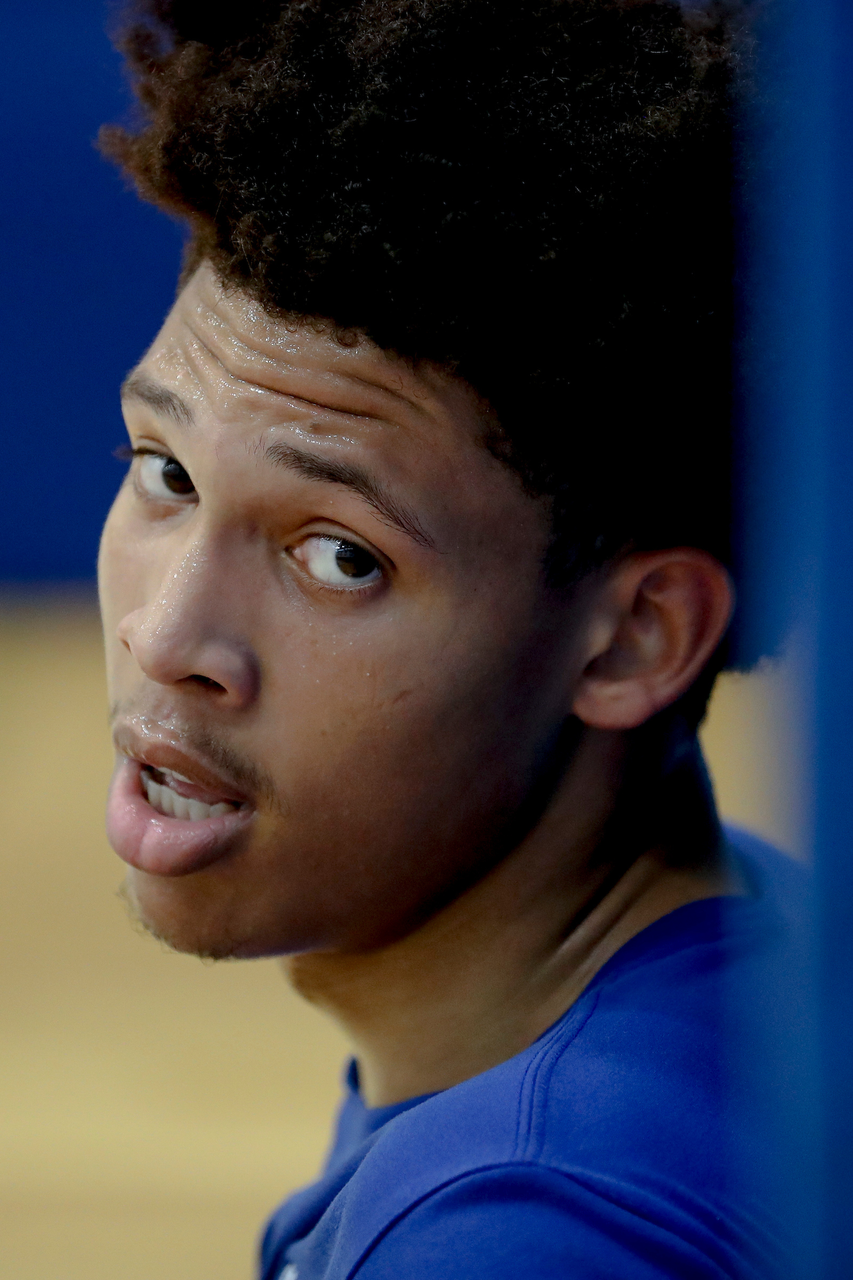 Zan Payne.

Menâ??s basketball practice.

Photo by Chet White | UK Athletics