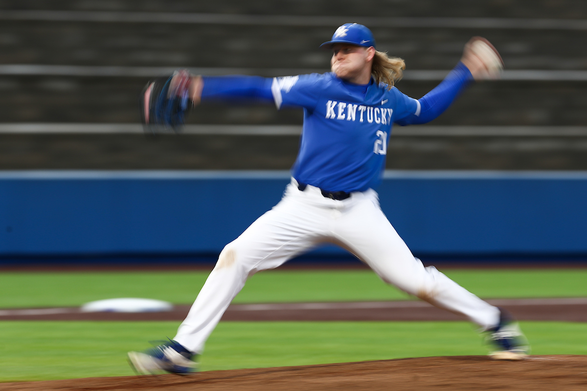 BRAXTON COTTONGAME.

Kentucky beat Southeast Missouri State 9-4.

Photo by Elliott Hess | UK Athletics