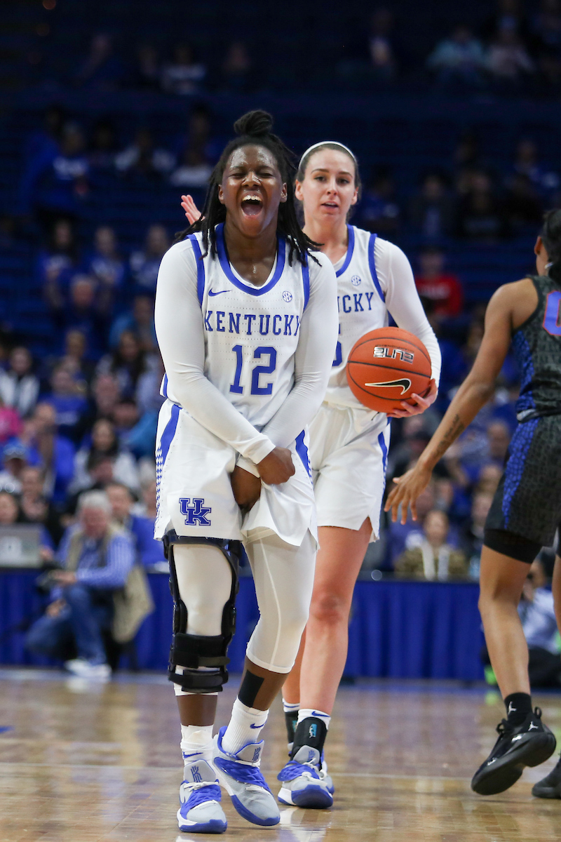 Amanda Paschal

The UK Women's Basketball team beat Florida 62-51. 

Photo by Hannah Phillips | UK Athletics