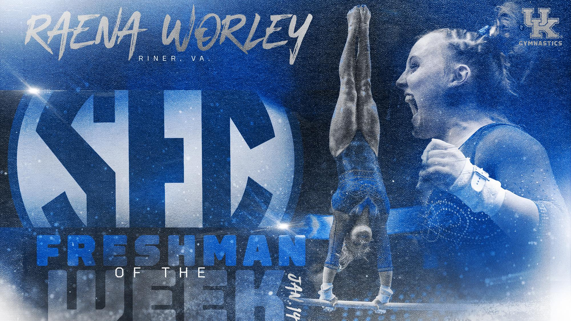 Raena Worley Named SEC Freshman of the Week