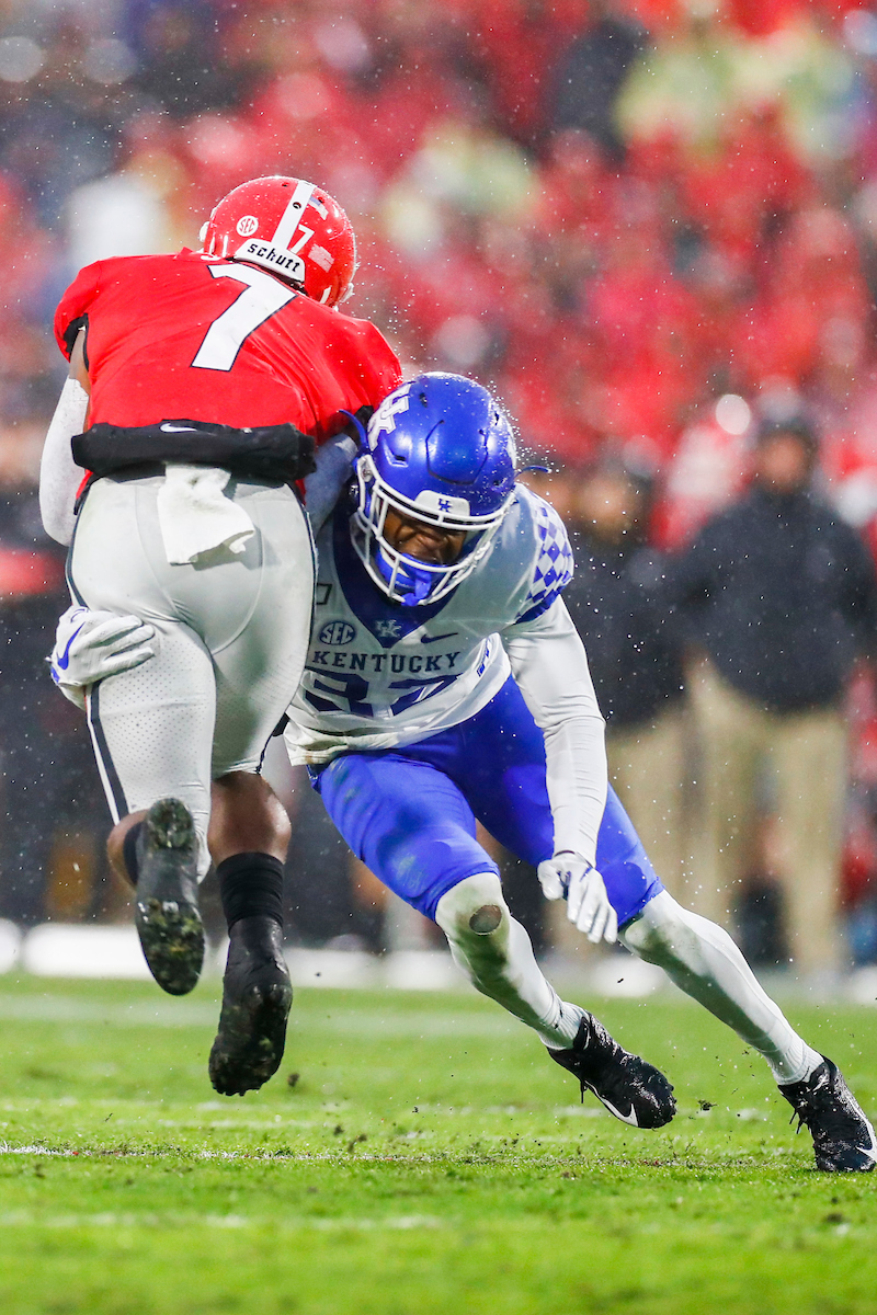 Jamari Brown.

Kentucky falls to Georgia 21-0.

Photo by Chet White | UK Athletics