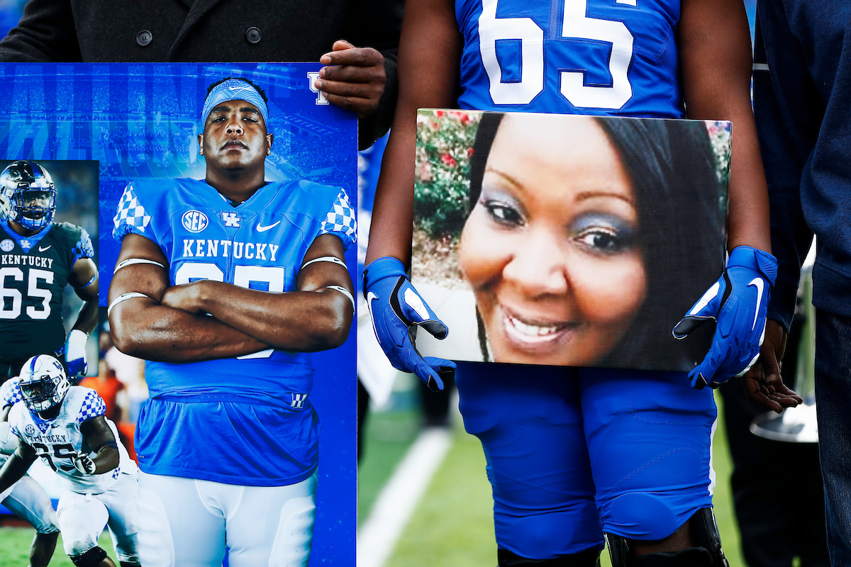 Bunchy Stalling.

UK football beats MTSU 34-23 on Senior Day at Kroger Field.

Photo by Chet White | UK Athletics