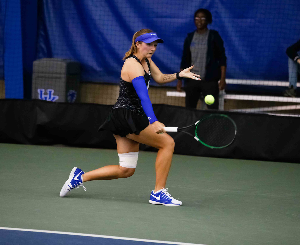 TIPHANIE FIQUET.

Women's Tennis comes out on top of Mississippi State on Senior Day.


Photo by Isaac Janssen | UK Athletics