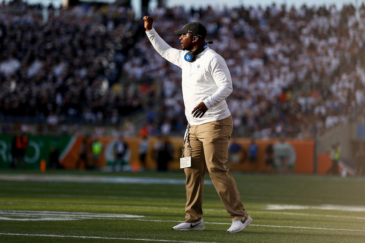 Steven Clinkscale.

The UK football team beat Penn State27-24 in the Citrus Bowl.

Photo by Chet White | UK Athletics