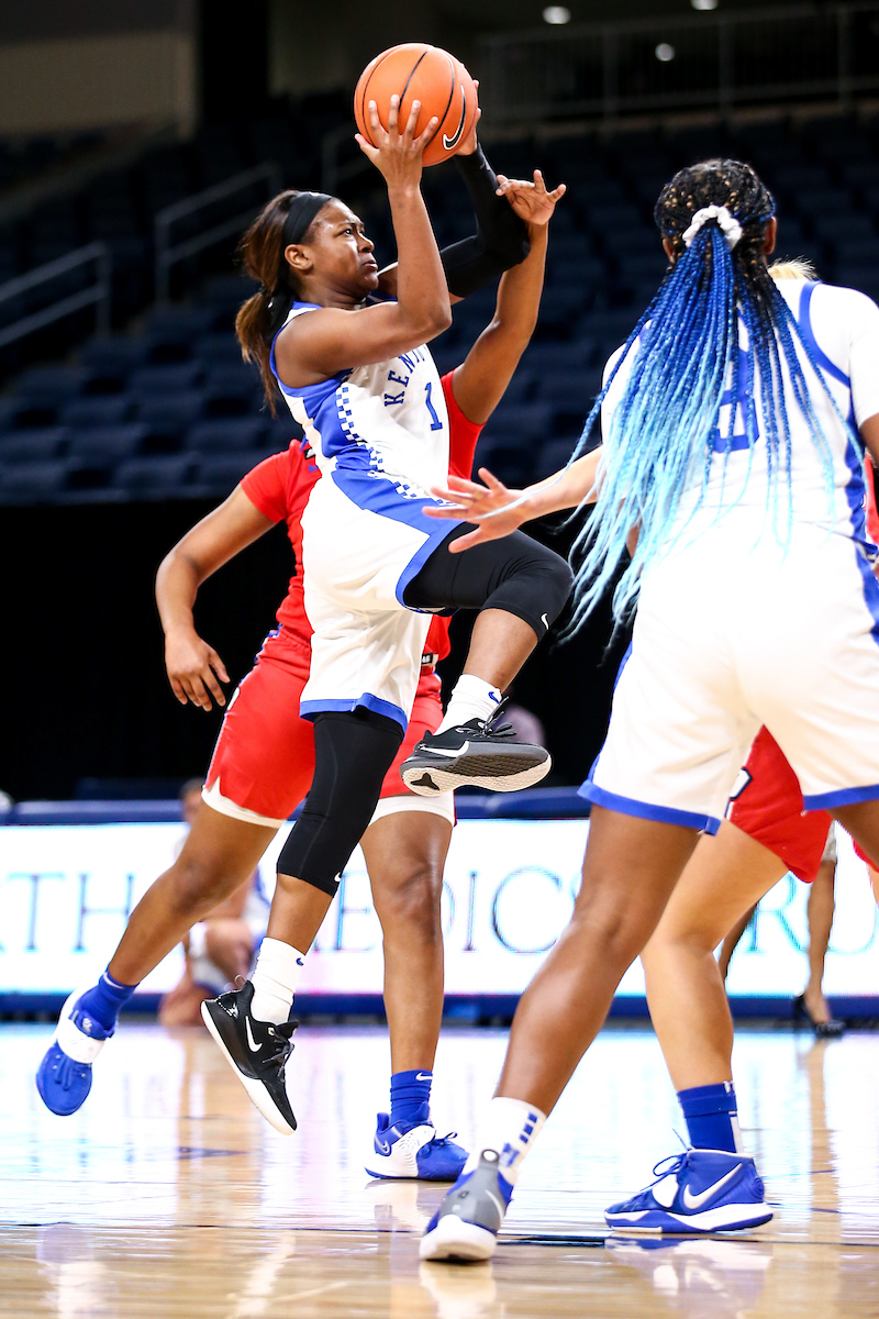 Robyn Benton.  

Kentucky loses to DePaul 86-82.

Photo by Eddie Justice | UK Athletics