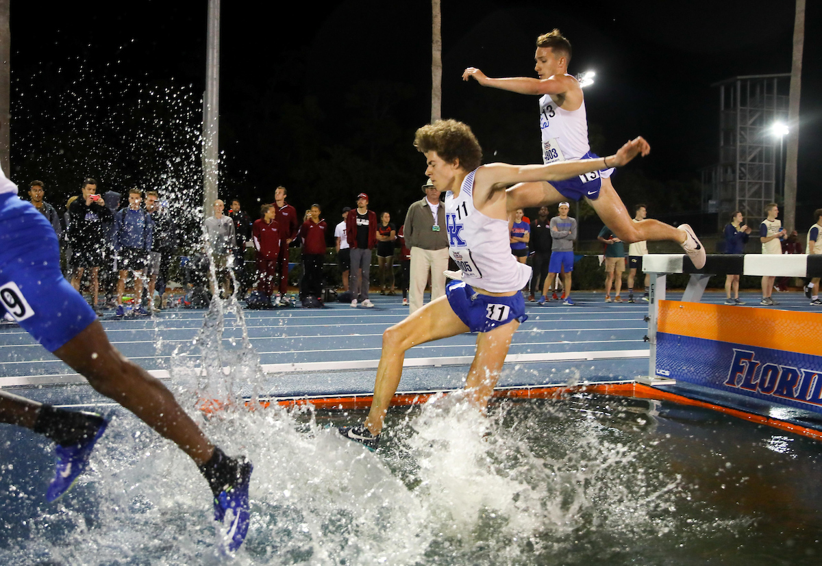 during the Pepsi Florida Relays at James G. Pressly Stadium on Friday, March 29, 2019 in Gainesville, Fla. (Photo by Matt Stamey)