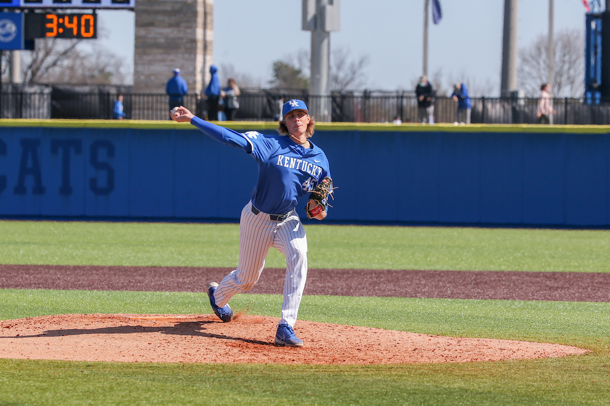 Holt Jones.

Kentucky beats Mizzou 5 - 4.

Photo by Sarah Caputi | UK Athletics