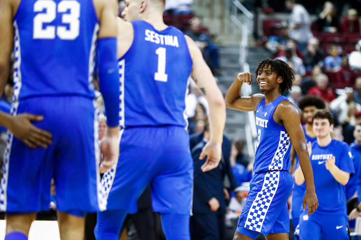 Tyrese Maxey.

Kentucky falls to South Carolina, 81-78.


Photo by Chet White | UK Athletics
