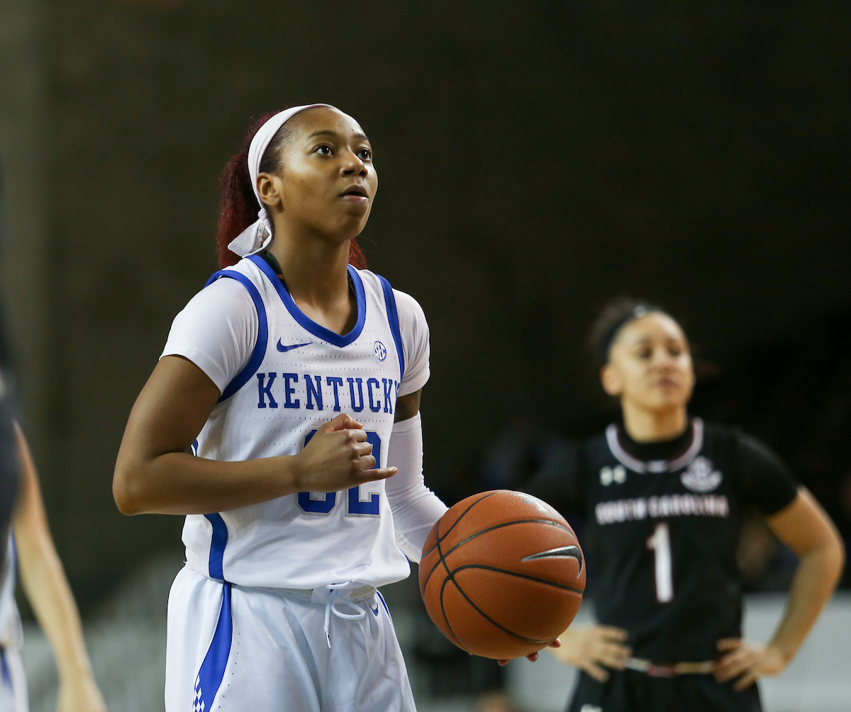 Jaida Roper

The UK Women's Basketball falls to South Carolina. 

Photo by Hannah Phillips | UK Athletics