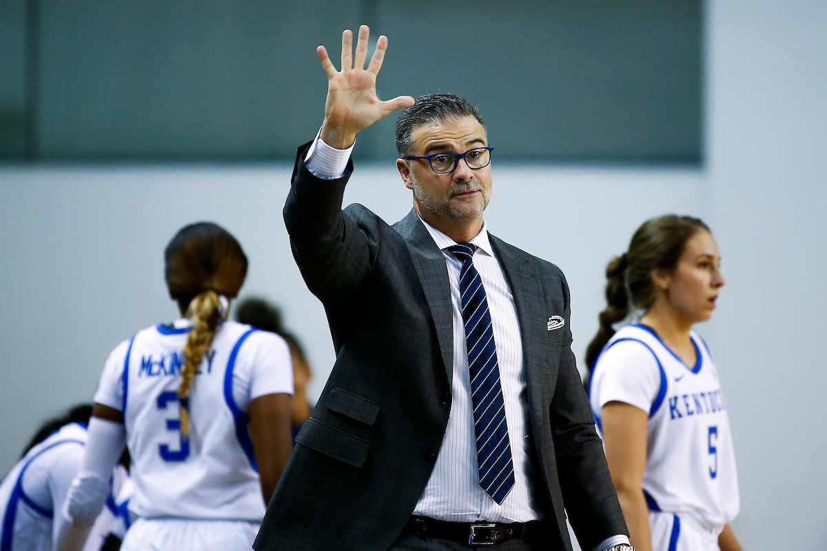 Matthew Mitchell.

UK women's basketball beat Southern 91-41.

Photo by Chet White | UK Athletics