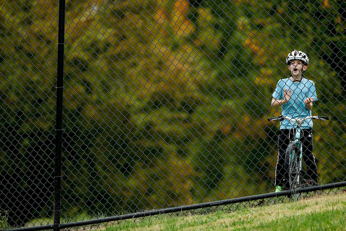 Fan.

UK women’s soccer tied Georgia 1-1 in double OT on Sunday, October 11, 2020, at The Bell in Lexington, Ky.

Photo by Chet White | UK Athletics